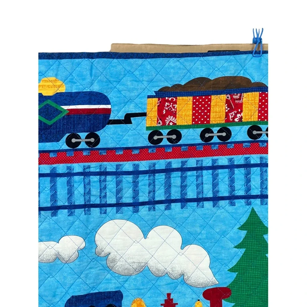 Handmade colorful train